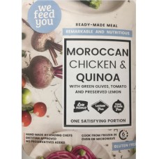 We Feed You Moroccan Chicken And Quinoa with Green Olives 400g (Buy In-Store ,or Buy On-Line and Collect from our Store - NO DELIVERY SERVICE FOR THIS ITEM)